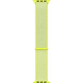 Microsonic Apple Watch Series 8 Hasırlı Woven Sport Loop Sarı 41 mm Kordon