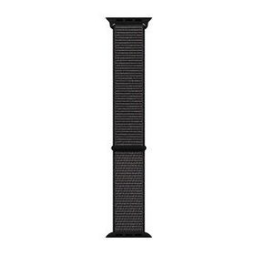 Microsonic Apple Watch Series 8 Hasırlı Woven Sport Loop Siyah 41 mm Kordon