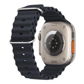 Microsonic Apple Watch Series 8 Ocean Band Lacivert 41 mm Kordon