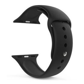 Microsonic Apple Watch Series 8 Silikon Siyah 41 mm Kordon