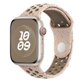 Microsonic Apple Watch Series 9 41 mm Flame Sport Band Bej Kordon