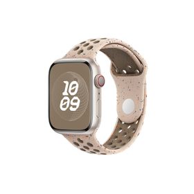 Microsonic Apple Watch Series 9 41 mm Flame Sport Band Bej Kordon