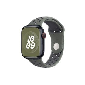 Microsonic Apple Watch Series 9 41 mm Flame Sport Band Yeşil Kordon