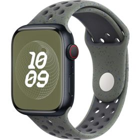 Microsonic Apple Watch Series 9 41 mm Flame Sport Band Yeşil Kordon