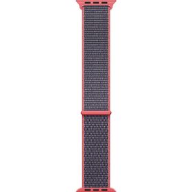 Microsonic Apple Watch Series 9 41 mm Hasırlı Koyu Pembe Woven Sport Loop Kordon