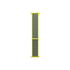 Microsonic Apple Watch Series 9 41 mm Hasırlı Koyu Yeşil Woven Sport Loop Kordon