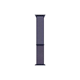Microsonic Apple Watch Series 9 41 mm Hasırlı Lacivert Woven Sport Loop Kordon