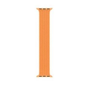 Microsonic Apple Watch Series 9 41 mm Large 160 mm Braided Solo Loop Band Turuncu Kordon