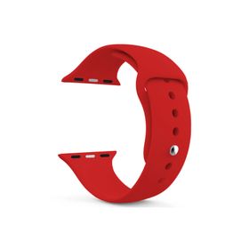 Microsonic Apple Watch Series 9 41 mm Silikon Kırmızı Kordon