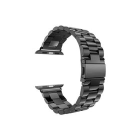 Microsonic Apple Watch Series 9 45 mm Metal Stainless Steel Siyah Kordon