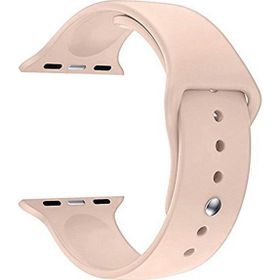 Microsonic Apple Watch Series 9 45 mm Rose Gold Silikon Kordon