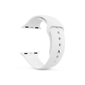 Microsonic Apple Watch Series 9 45 mm Silikon Beyaz Kordon