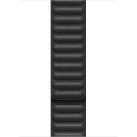 Microsonic Apple Watch Series 9 45 mm Siyah Leather Link Band Kordon