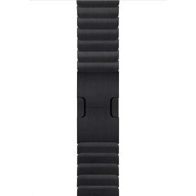 Microsonic Apple Watch Series 9 45 mm Siyah Link Bracelet Band Kordon