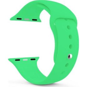 Microsonic Apple Watch Series 9 45 mm Yeşil Silikon Kordon