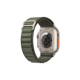 Microsonic Apple Watch Series 9 Alpine Loop Yeşil 41 mm Kordon