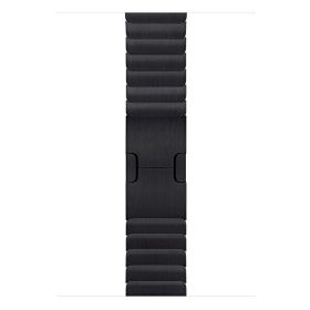 Microsonic Apple Watch Series 9 Link Bracelet Band Siyah 41 mm Kordon