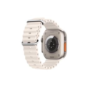 Microsonic Apple Watch Series 9 Ocean Band Bej 41 mm Kordon