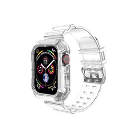 Microsonic Apple Watch Series 9 Transparent Clear Band Şeffaf 41 mm Kordon