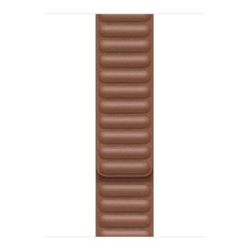Microsonic Apple Watch Ultra 2 Leather Link Band Kahverengi Kordon