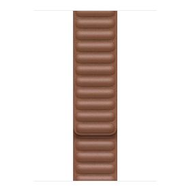 Microsonic Apple Watch Ultra 2 Leather Link Band Kahverengi Kordon