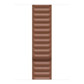Microsonic Apple Watch Ultra 2 Leather Link Band Kahverengi Kordon