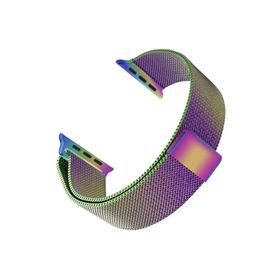Microsonic Apple Watch Ultra 2 Milanese Loop Iridescent Kordon