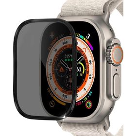 Microsonic Apple Watch Ultra 2 Siyah Gizlilik Filtreli Cam Ekran Koruyucu