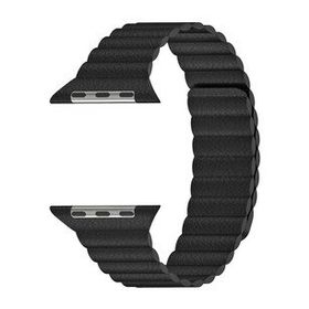 Microsonic Apple Watch Ultra 2 Twist Leather Loop Siyah Kordon