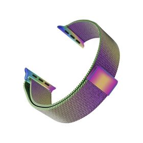 Microsonic Apple Watch Ultra Milanese Loop Iridescent Kordon
