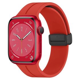 Microsonic Apple Watch Ultra Ribbon Line Kırmızı Kordon