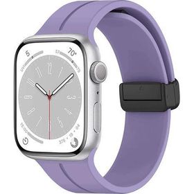 Microsonic Apple Watch Ultra Ribbon Line Lila Kordon