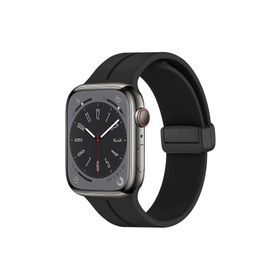 Microsonic Apple Watch Ultra Ribbon Line Siyah Kordon