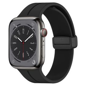 Microsonic Apple Watch Ultra Ribbon Line Siyah Kordon