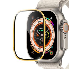 Microsonic Apple Watch Ultra V2 Gold Tam Kaplayan Cam Ekran Koruyucu