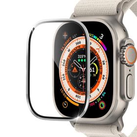 Microsonic Apple Watch Ultra V2 Gümüş Tam Kaplayan Cam Ekran Koruyucu