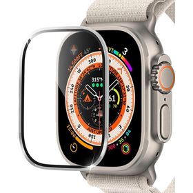 Microsonic Apple Watch Ultra V2 Gümüş Tam Kaplayan Cam Ekran Koruyucu