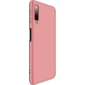 Microsonic CS110-DD-360-GLX-A7-2018-RGLD Samsung Galaxy A7 2018 Double Dip 360 Protective Rose Gold Kılıf