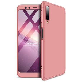 Microsonic CS110-DD-360-GLX-A7-2018-RGLD Samsung Galaxy A7 2018 Double Dip 360 Protective Rose Gold Kılıf