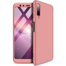 Microsonic CS110-DD-360-GLX-A7-2018-RGLD Samsung Galaxy A7 2018 Double Dip 360 Protective Rose Gold Kılıf