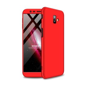 Microsonic CS110-DD-360-GLX-J6P-KRZ Samsung Galaxy J6 Plus Double Dip 360 Protective Kırmızı Kılıf
