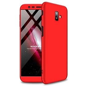 Microsonic CS110-DD-360-GLX-J6P-KRZ Samsung Galaxy J6 Plus Double Dip 360 Protective Kırmızı Kılıf