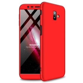 Microsonic CS110-DD-360-GLX-J6P-KRZ Samsung Galaxy J6 Plus Double Dip 360 Protective Kırmızı Kılıf