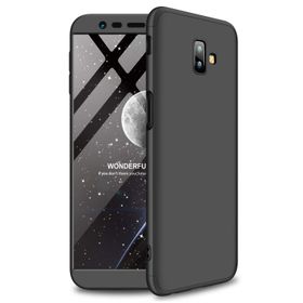 Microsonic CS110-DD-360-GLX-J6P-SYH Samsung Galaxy J6 Plus Double Dip 360 Protective Siyah Kılıf