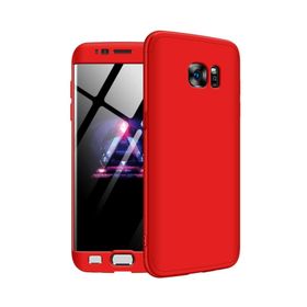 Microsonic CS110-DD-360-GLX-S7-EDGE-KRZ Samsung Galaxy S7 Edge Double Dip 360 Protective Kırmızı Kılıf