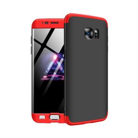 Microsonic CS110-DD-360-GLX-S7-EDGE-SYH-KRZ Samsung Galaxy S7 Edge Double Dip 360 Protective Siyah Kırmızı Kılıf