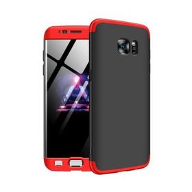 Microsonic CS110-DD-360-GLX-S7-EDGE-SYH-KRZ Samsung Galaxy S7 Edge Double Dip 360 Protective Siyah Kırmızı Kılıf