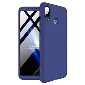 Microsonic CS110-DD-360-XMI-MI-6X-LCV Xiaomi Mi A2 Double Dip 360 Protective Lacivert Kılıf