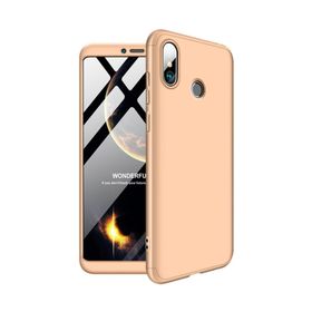 Microsonic CS110-DD-360-XMI-MI-MAX3-GLD Xiaomi Mi Max 3 Double Dip 360 Protective Gold Kılıf