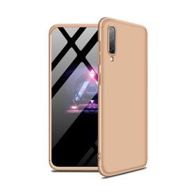 Microsonic CS110-GLD Samsung Galaxy A70 Double Dip 360 Protective Gold Kılıf